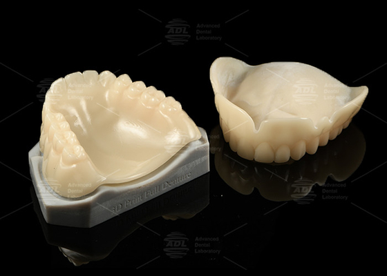 3D in răng giả thử trong sinh học tương thích A1 / A2 / A3 hoàn hảo phù hợp và tắc nghẽn