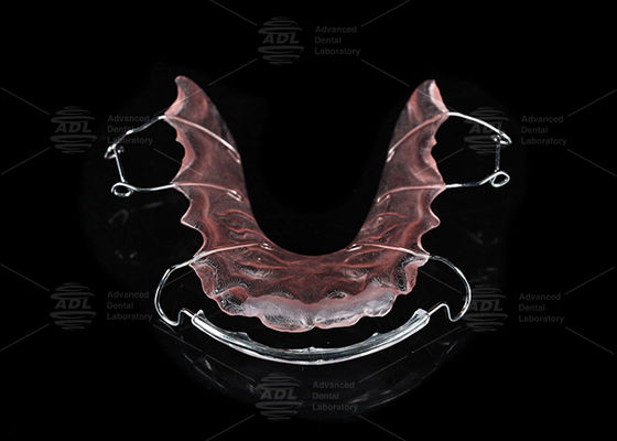 Hàm giữ Hawley bằng thép không gỉ và acrylic của phòng thí nghiệm nha khoa Trung Quốc cho điều trị chỉnh nha